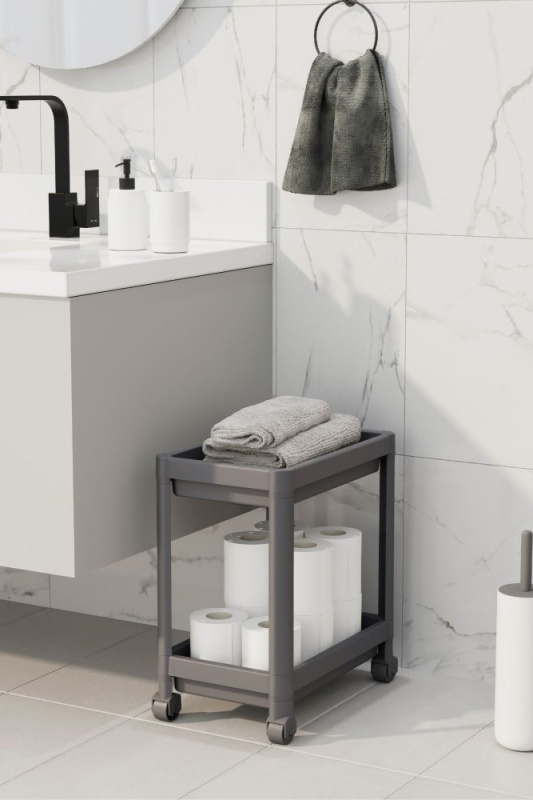 Plastic Multi Purpose Shelf Set (2 Pieces) TKRLKKT-2K-2-2