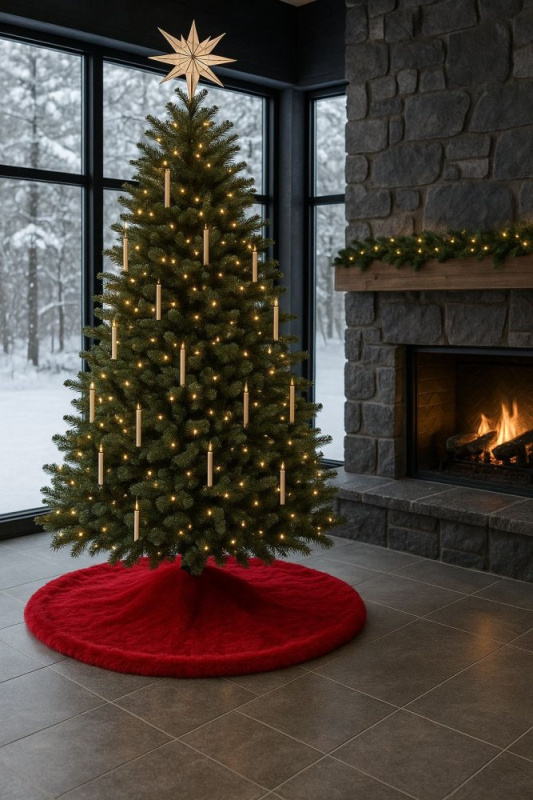 Christmas Tree Rug Yilbasi - Red 6