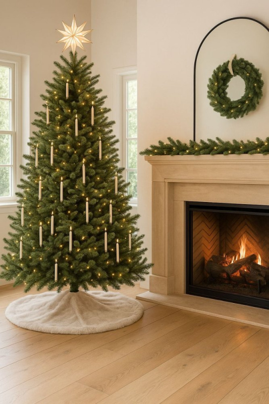 Christmas Tree Rug Yilbasi -Off White 8