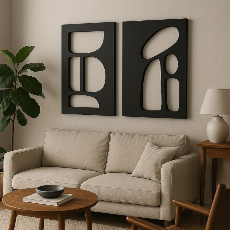 Dekorativní obraz z MDF (2 kusy) Hhloyma00004 - 50 x 70