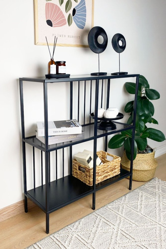 Příborník Sunny - Black, Fume