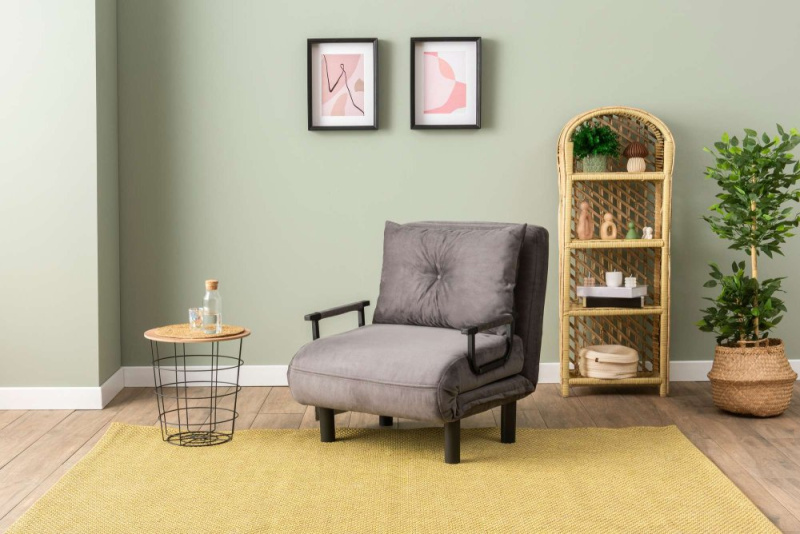 Rozkládací křeslo Sento Single - Grey