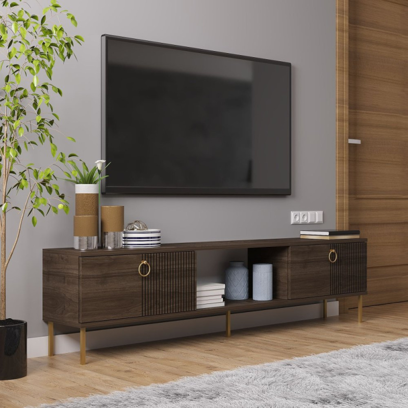 TV stolek Paye - Walnut