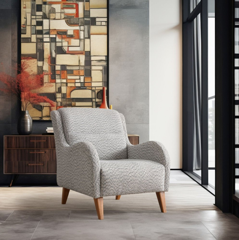 Křeslo ušák Nice Bergere - Cream, Blue