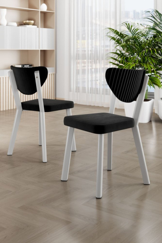 Sada židlí (4 kusy) Arfe - Black, White