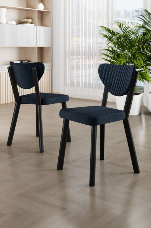 Sada židlí (4 kusy) Arfe - Anthracite, Black