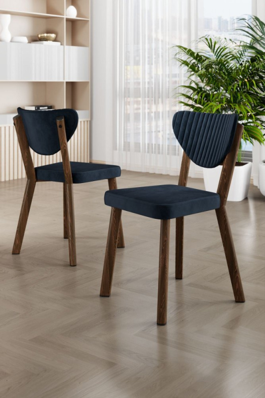 Sada židlí (6 kusů) Arfe - Anthracite, Brown