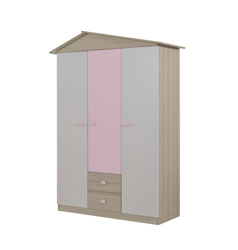 Šatní skříň Ayder New - Pink