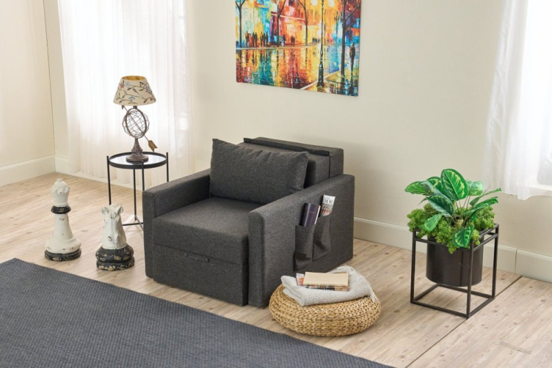 Rozkládací křeslo Saros - Anthracite