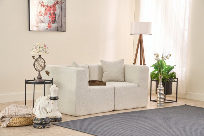 Dvoumístná pohovka Raks - Cream