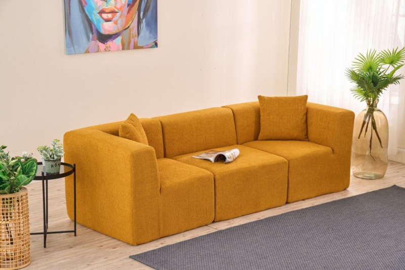 Trojmístná pohovka Raks - Orange