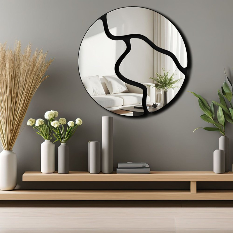 Dekorativní zrcadlo Ozgl507 - Silver