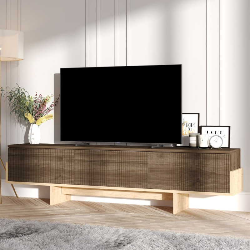 TV stolek Hege - Walnut, Sapphire Oak