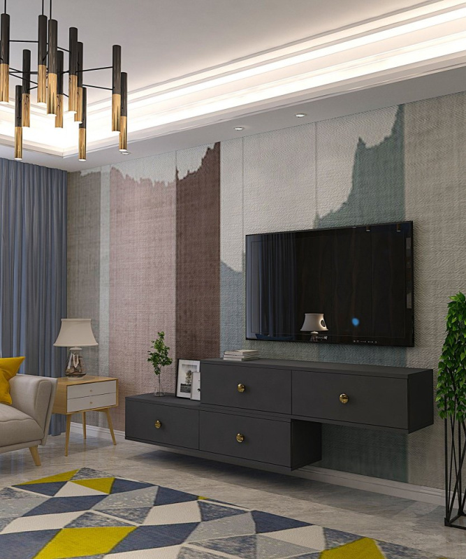 TV stolek Zuzu Double - Anthracite