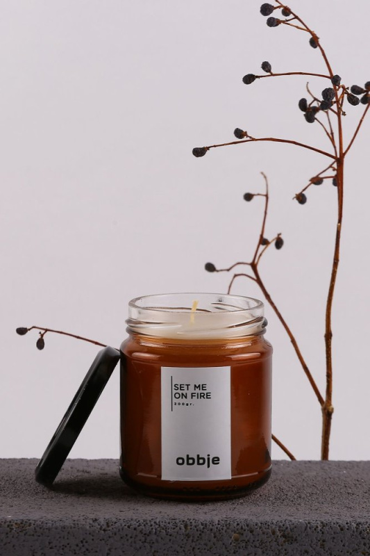 Svíčka Set me on Fire - Amber