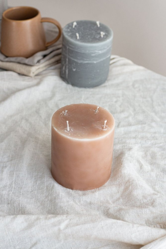 Svíčka Tekli Blok - Brown