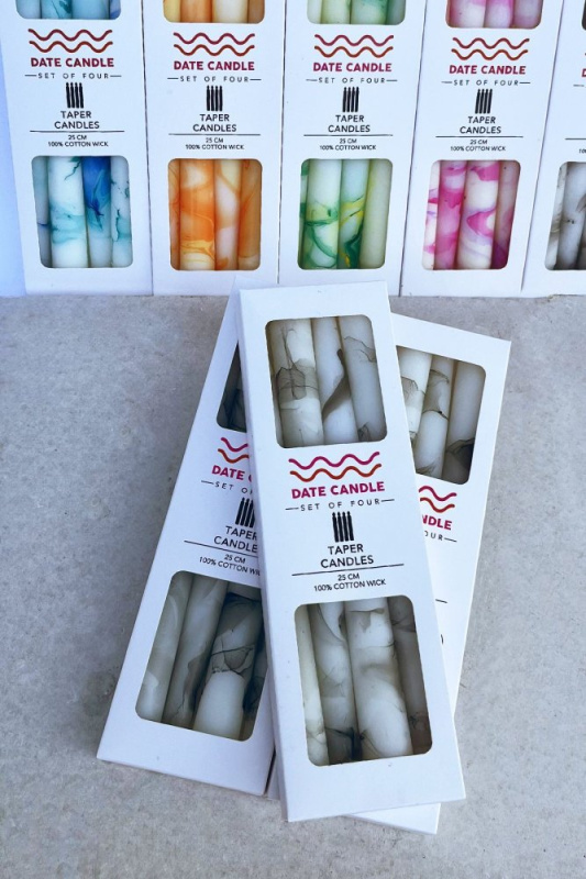 Svíčka Date Candle - Marble