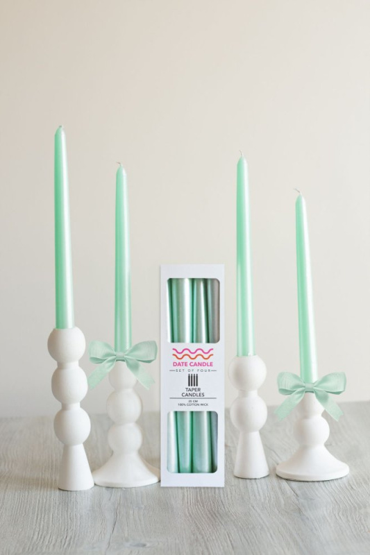 Candle Set (4 Pieces) Neon 4 - Green v2