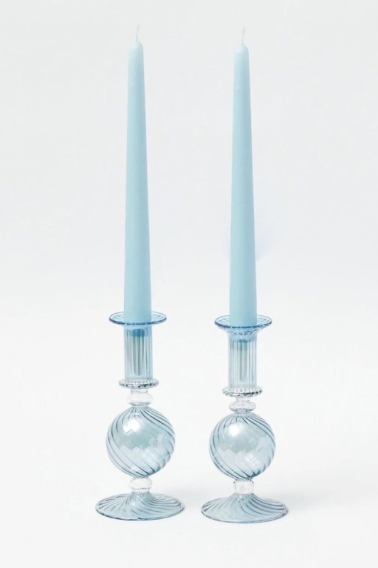 Sada svíček (2 kusy) Pastel 2 - Blue