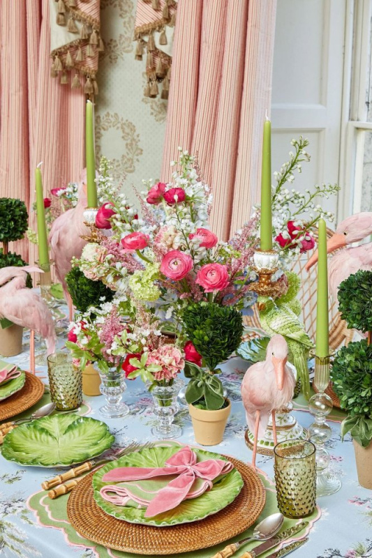 Candle Set (4 Pieces) Pastel 4 - Green v2