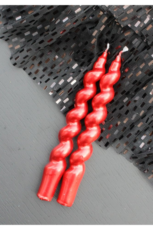 Sada svíček (2 kusy) Sedefli Burgu - Red