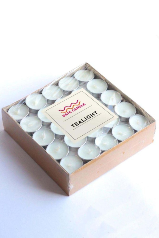 Svíčka Tealight 6 x 100 - White