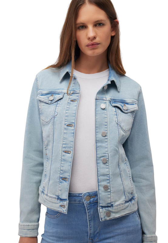 Dámská džínová bunda MAVI Daisy světle modrá-sepraná-XL
