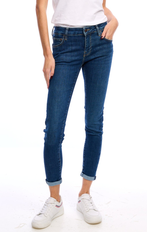 Dámské džíny MAVI Lexy tmavě modré-seprané-29