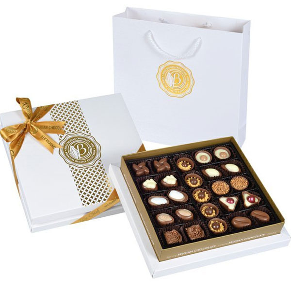 Luxusní výběr čokoládových pralinek Bolci Diamond White