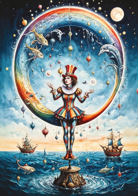 Puzzle mořský akrobat 1500 dílků ART PUZZLE