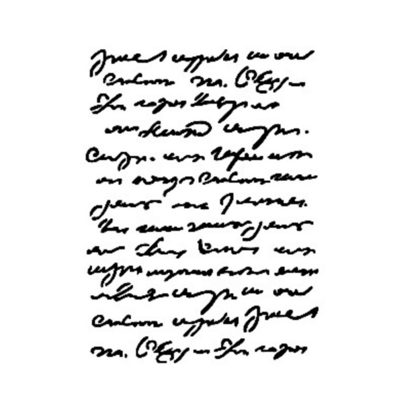 Šablona Cadence 21x30 cm - Text Aladine