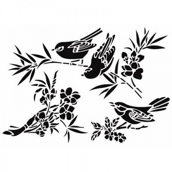 Cadence Šablona Cadence, 21x30 cm - Ptáčci