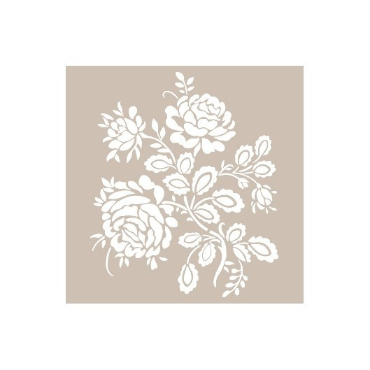 Cadence Šablona Cadence, 21x30 cm - Růžičky