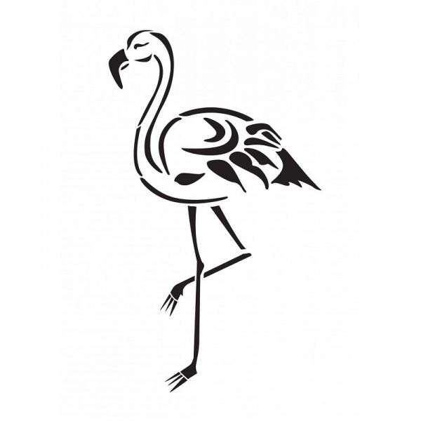 Cadence Šablona Cadence, 21x30 cm - Plameňák