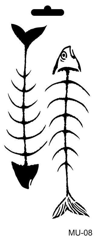 Cadence Šablona Cadence Mixed Media, 10x25 cm - Rybí kosti