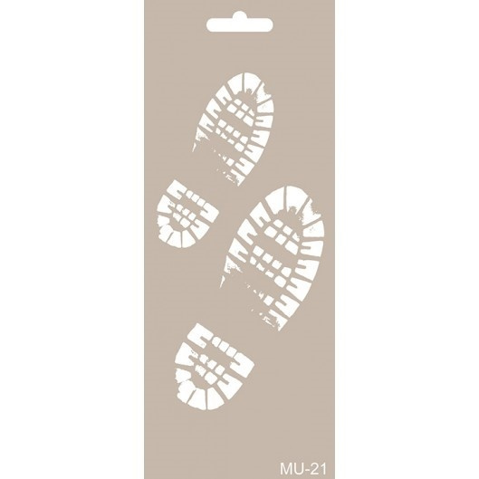 Cadence Šablona Cadence Mixed Media, 10x25 cm - Stopy
