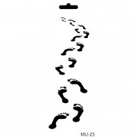 Cadence Šablona Cadence Mixed Media, 10x25 cm - Stopy v písku