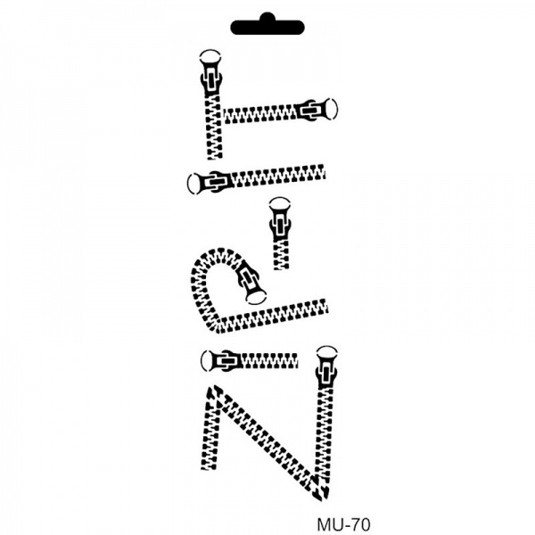 Šablona Cadence, 25 x 10 cm – zip Aladine