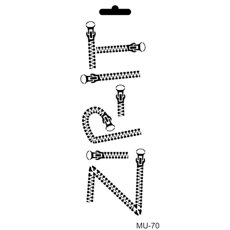 Šablona Cadence, 25 x 10 cm – zip Aladine
