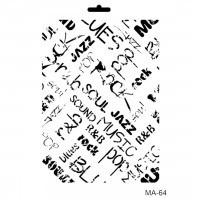 Cadence Šablona Cadence, 21x30 cm - Muzika