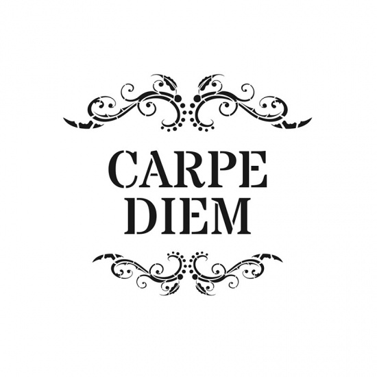 Šablona Cadence kolekce HomeDeco 25 x 25 cm - Carpe diem Aladine