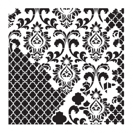 Šablona Cadence kolekce HomeDeco 45 x 45 cm - Ornamenty 4 Aladine