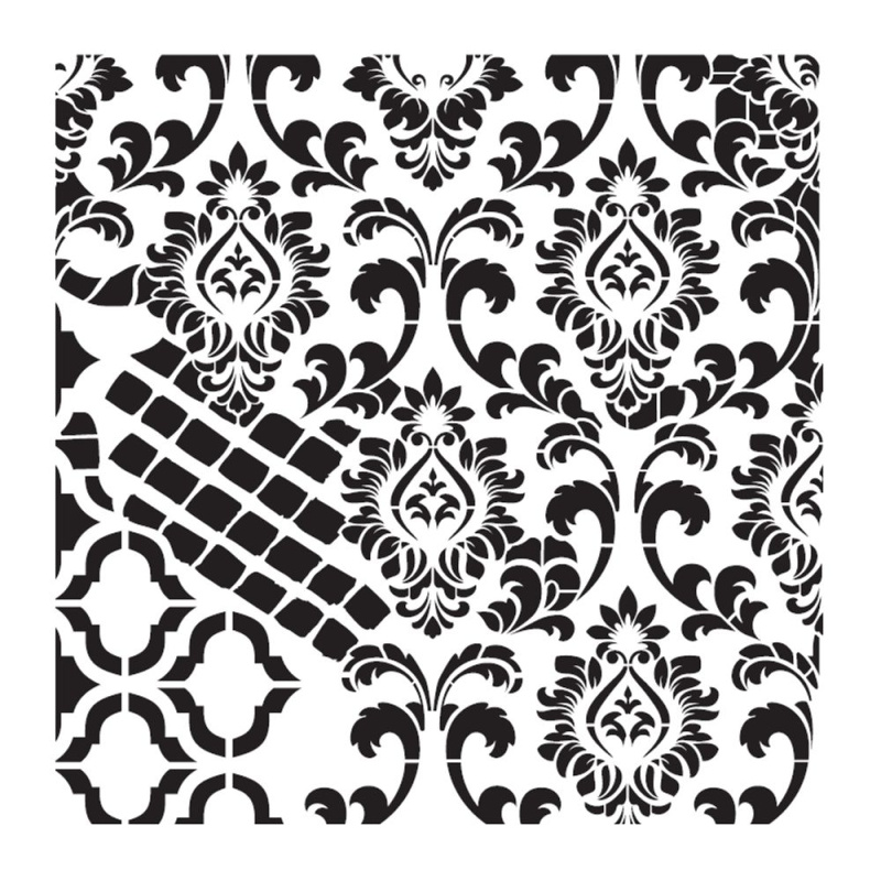 Šablona Cadence kolekce HomeDeco 45 x 45 cm - Ornamenty 6 Aladine