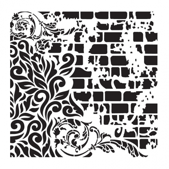 Šablona Cadence kolekce HomeDeco 45 x 45 cm - Ornamenty 5 Aladine