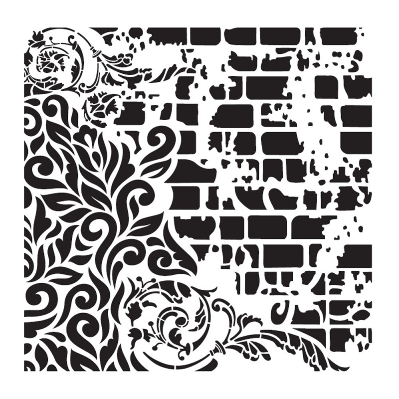 Šablona Cadence kolekce HomeDeco 45 x 45 cm - Ornamenty 5 Aladine
