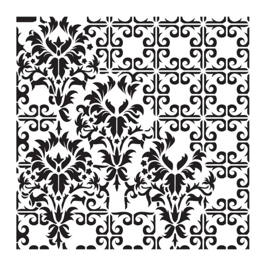 Šablona Cadence kolekce HomeDeco 45 x 45 cm - Ornamenty 7 Aladine