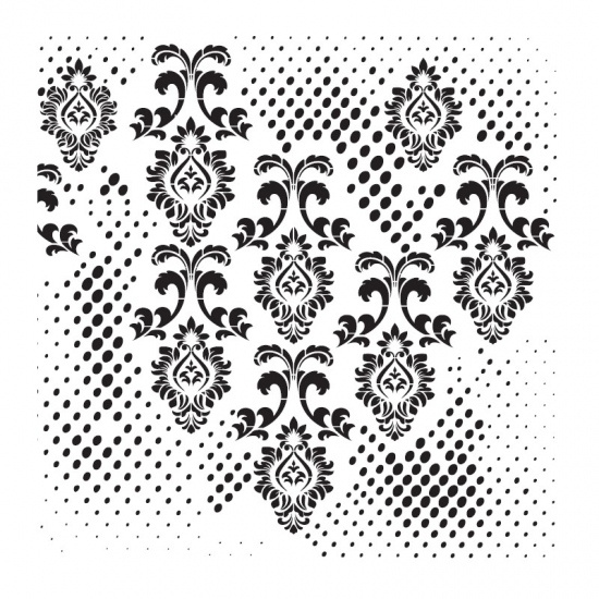 Šablona Cadence kolekce HomeDeco 25 x 25 cm - Ornamenty 1 Aladine