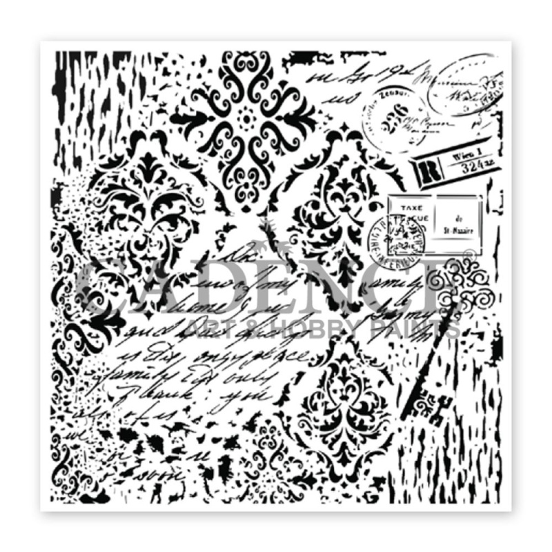 Cadence Šablona Cadence, Ornamenty 10 - VYBERTE VELIKOST - Šablona Cadence, 45x45 cm - Ornamenty 10