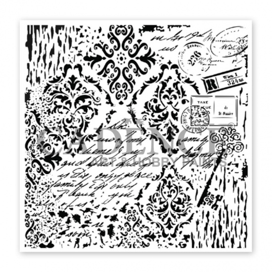 Šablona Cadence kolekce HomeDeco 25 x 25 cm - Ornamenty 10 Aladine