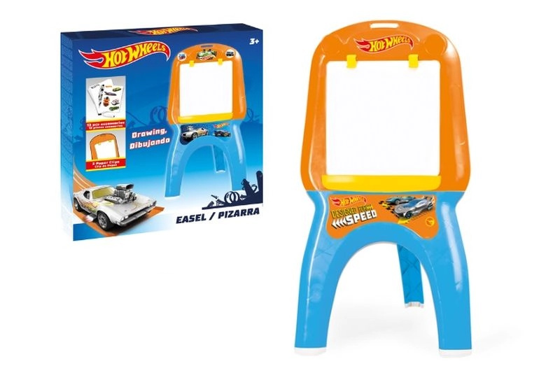 Dolu Hot Wheels stojanová dětská tabule na psaní a kreslení
